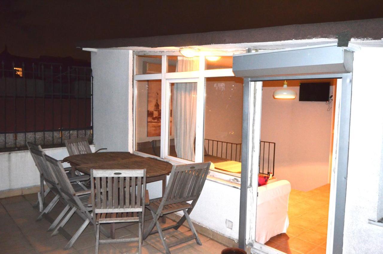 6 Romantic City View Flat With Terrace Isztambul Kültér fotó