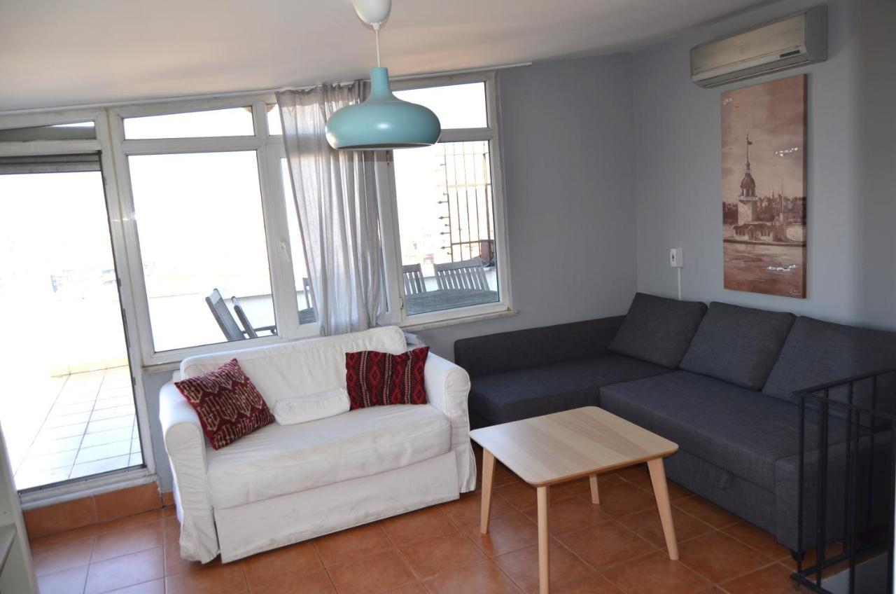 6 Romantic City View Flat With Terrace Isztambul Kültér fotó