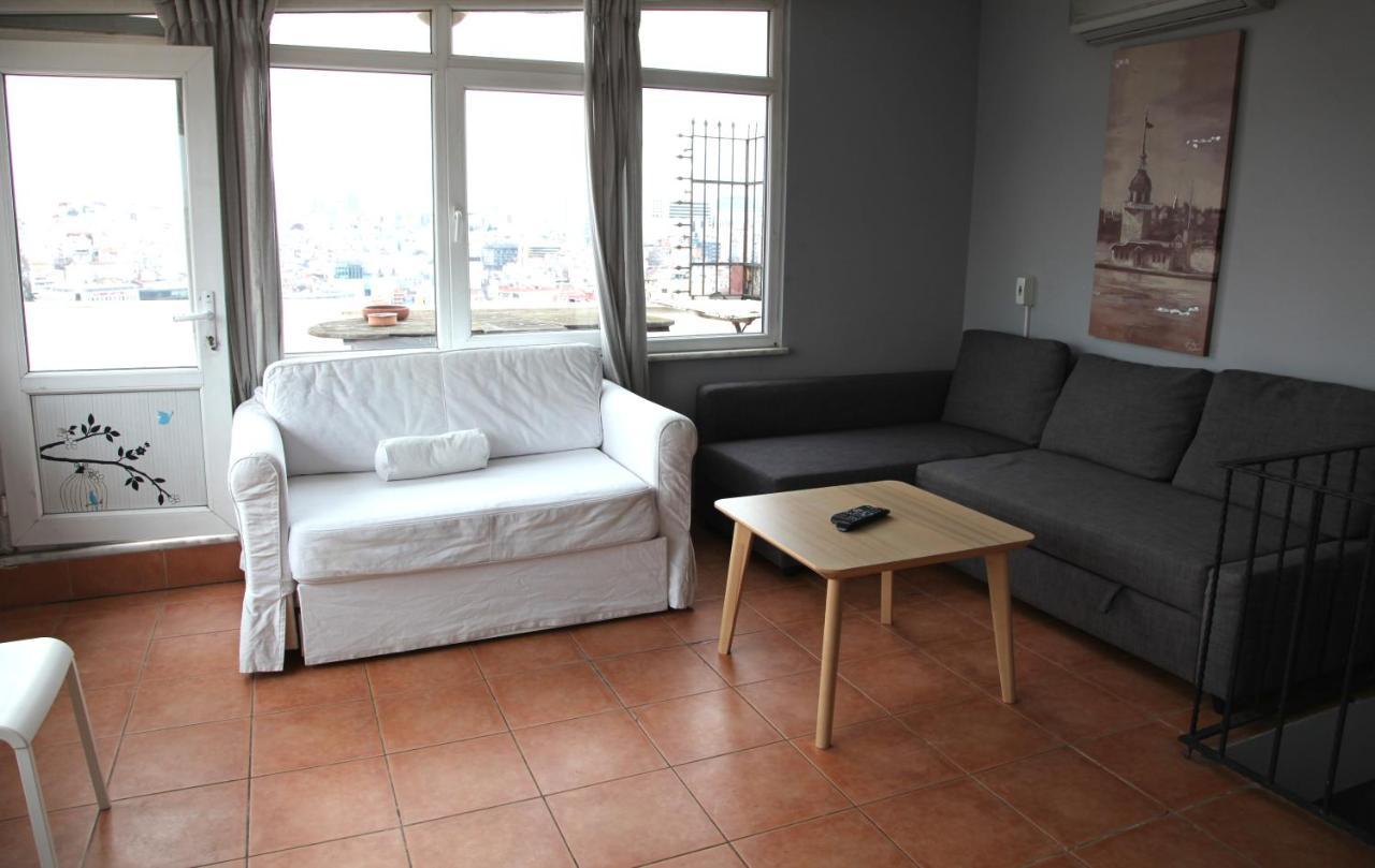 6 Romantic City View Flat With Terrace Isztambul Kültér fotó